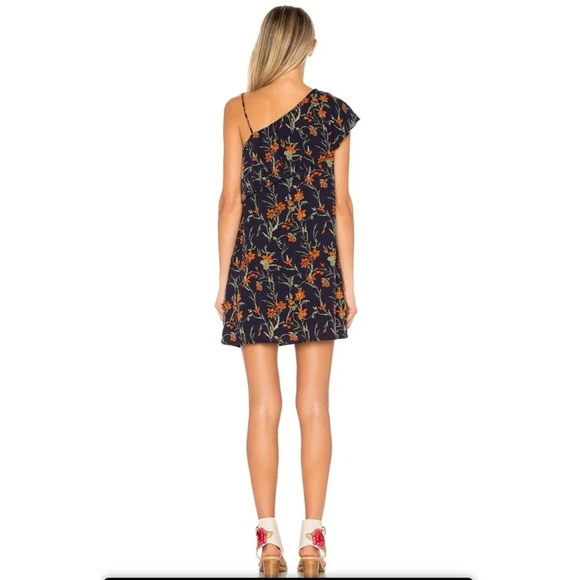 Revolve x Heartloom Bailey Floral Dress One Shoulder Mini Size XS - Picture 3 of 5